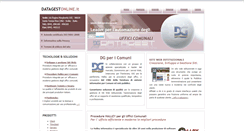 Desktop Screenshot of comuni.datagestonline.it